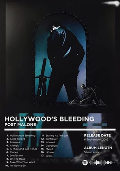 Post Malone | Hollywood's Bleeding Album Art