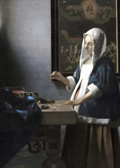 Vermeer's Woman Holding a Balance | Classic Art