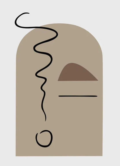 Void as Visual Poetry | Abstract Art Poster | Contemporary Home Decor | Wall Art