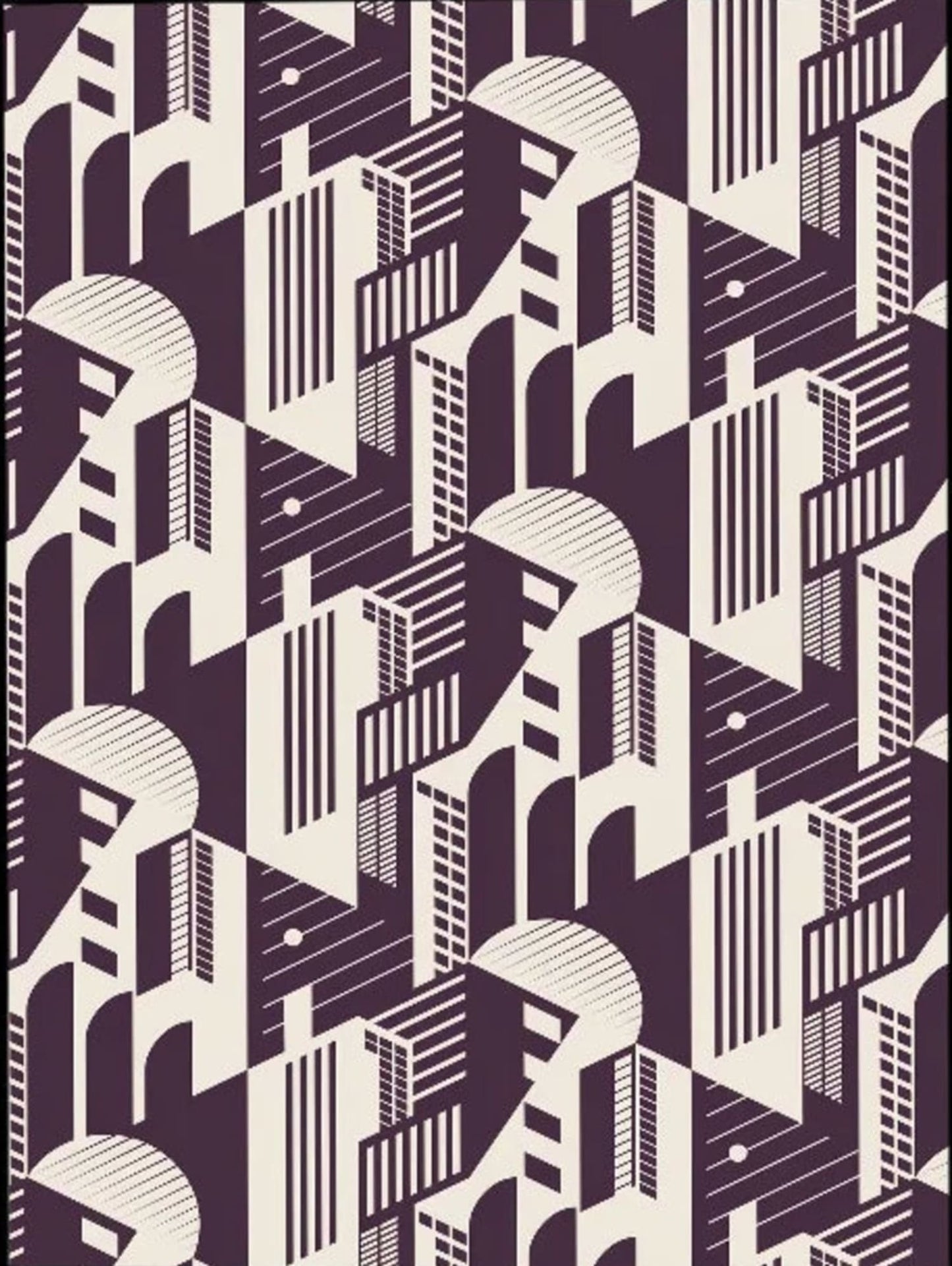 Bauhaus Urban Rhythms | Geometric Symmetry Poster | Modern Wall Art | Architectural Design | Minimalist Decor | Contemporary Aesthetic