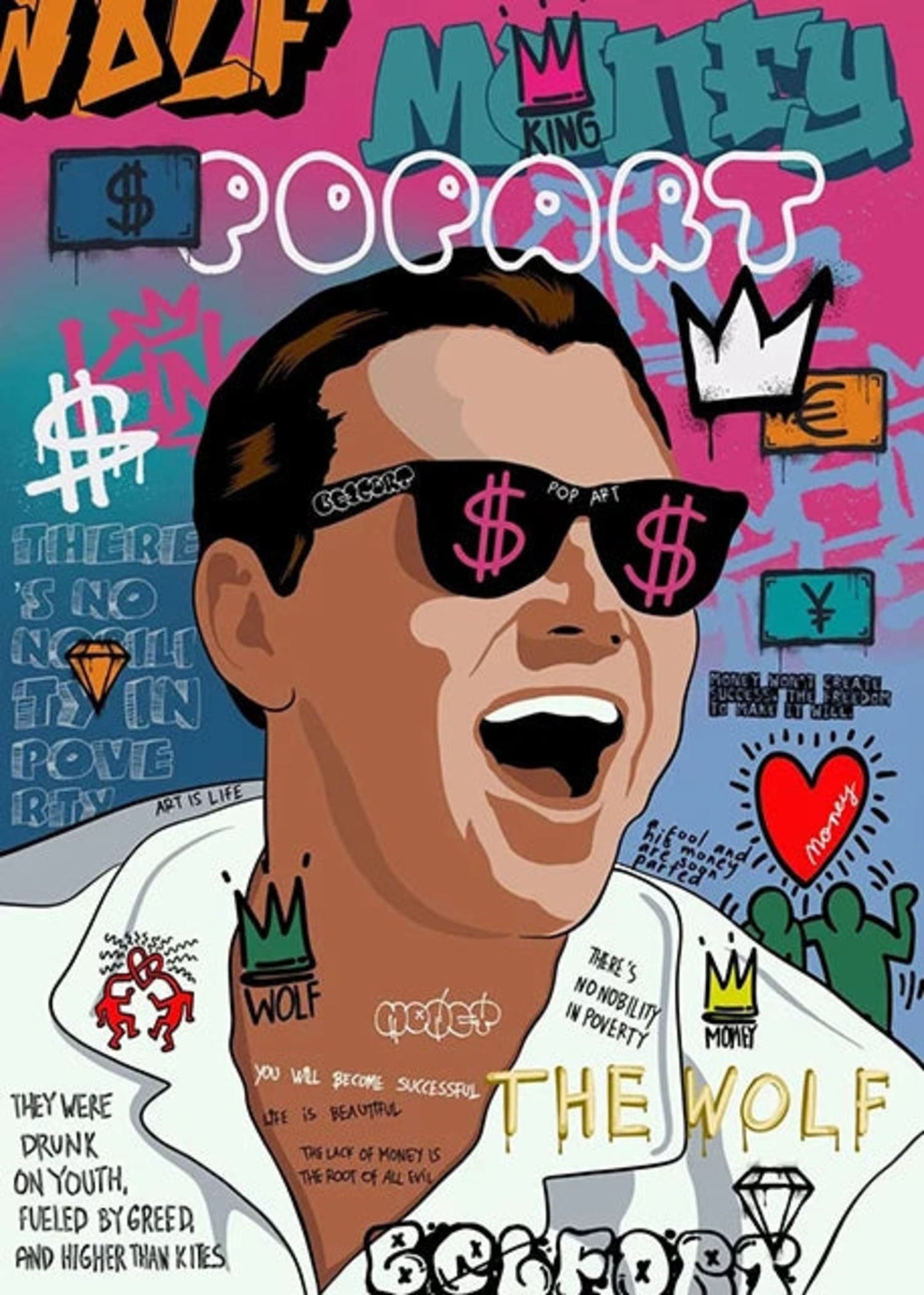Scarface Mona Lisa | Graffiti Pop Artwork