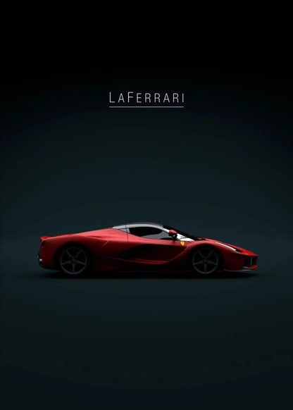 Ferrari Laferrari Poster | Automotive Legends Tribute | Home Decor Wall Art | High-Quality Print
