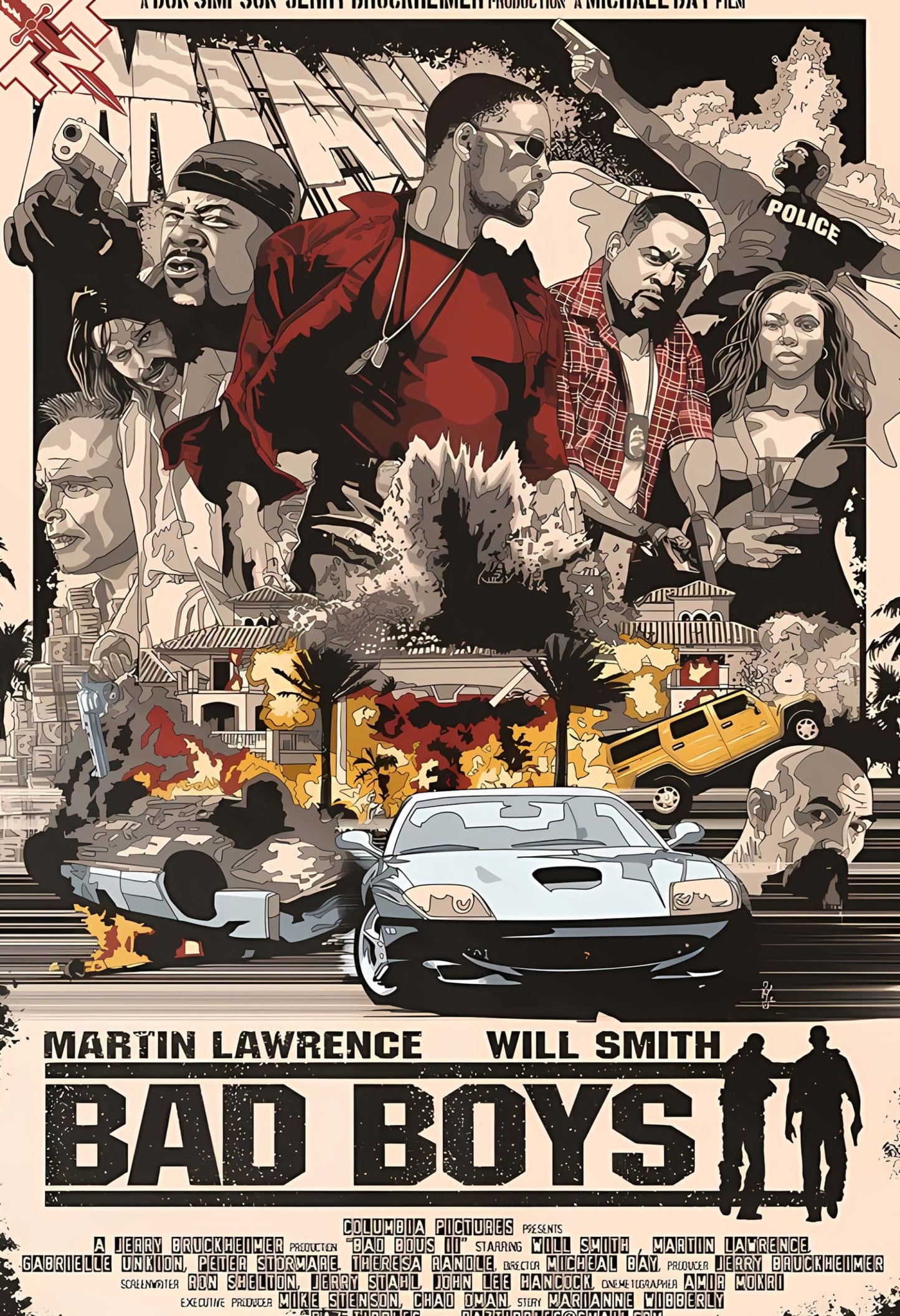 BAD BOYS | Will Smith | Movie Poster