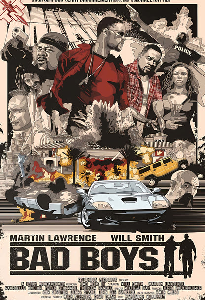 BAD BOYS | Will Smith | Movie Poster