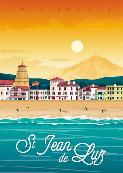 Saint Jean de Luz | France Travel Art