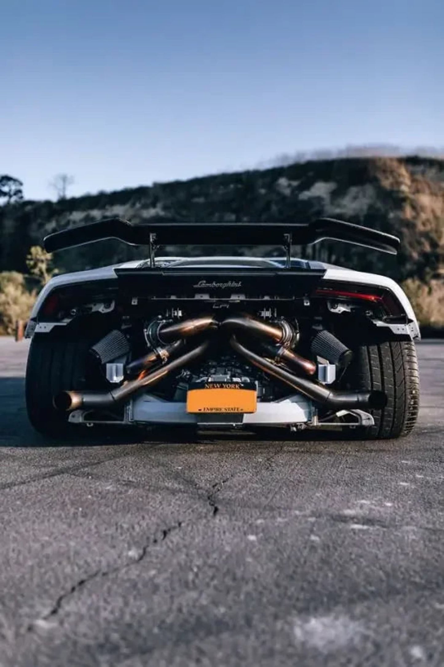 Lamborghini Supercar | Exposed Engine | Thrilling Racing Scene