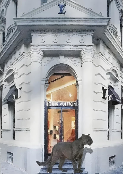 Louis Vuitton Panther | Paris Fashion Silhouettes