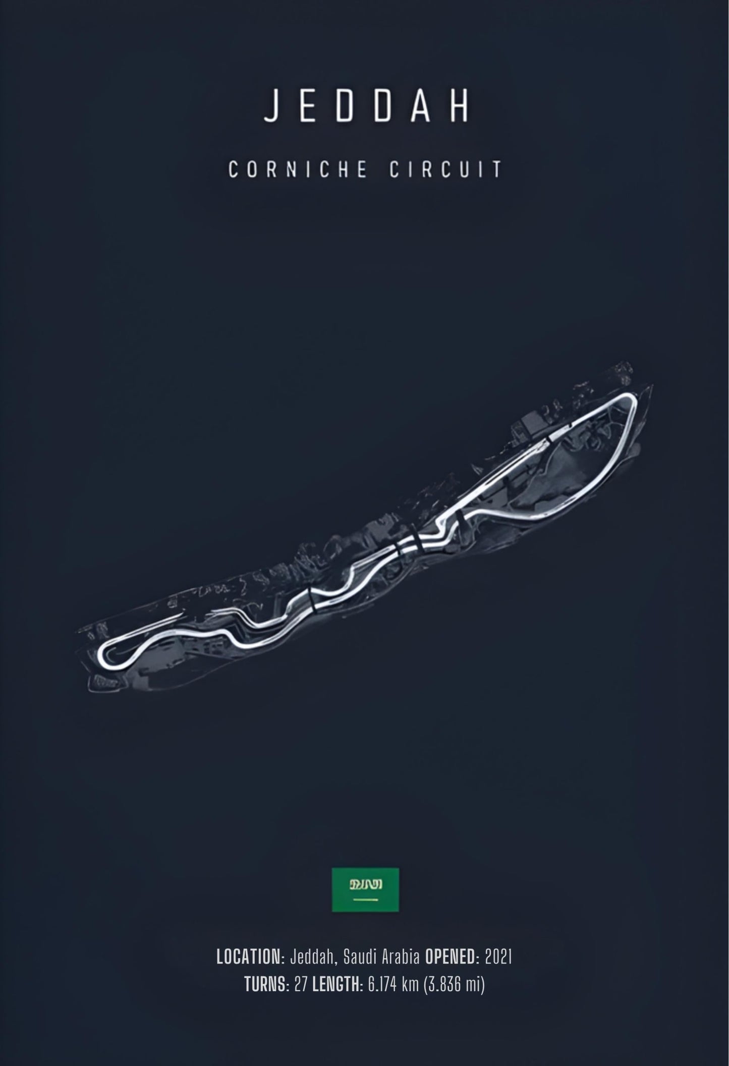 Jeddah Street Circuit | F1 Track Layout