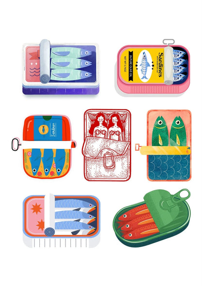 Sardine Variety | Creative Illustration Series