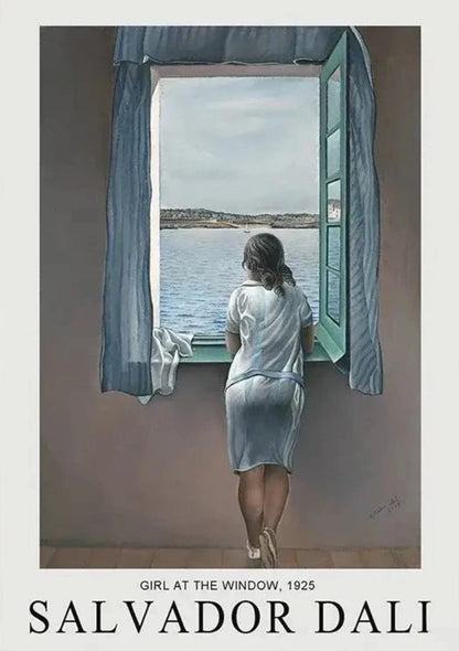 Salvador Dali | Surrealism | Girl at the Window 1925