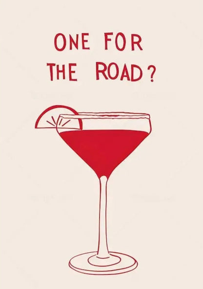 One For The Road | Hand Drawn Minimalist