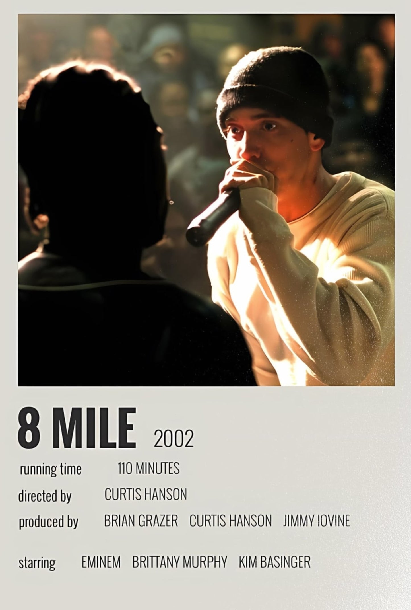 8 MILE | Eminem | Movie Card