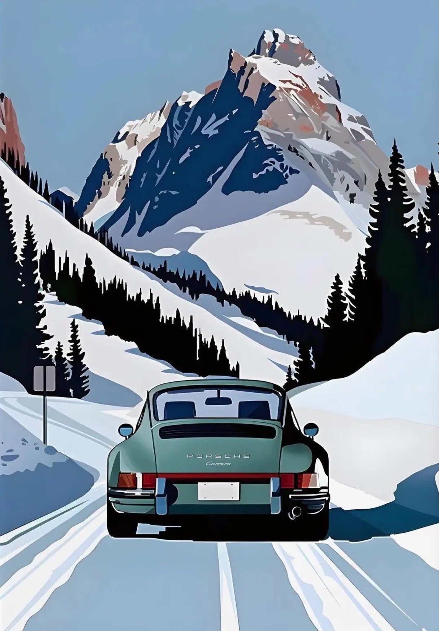 Classic Porsche | Alpine Winter Drive
