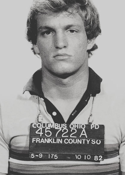 Woody Harrelson Mugshot | Celebrity Art Print