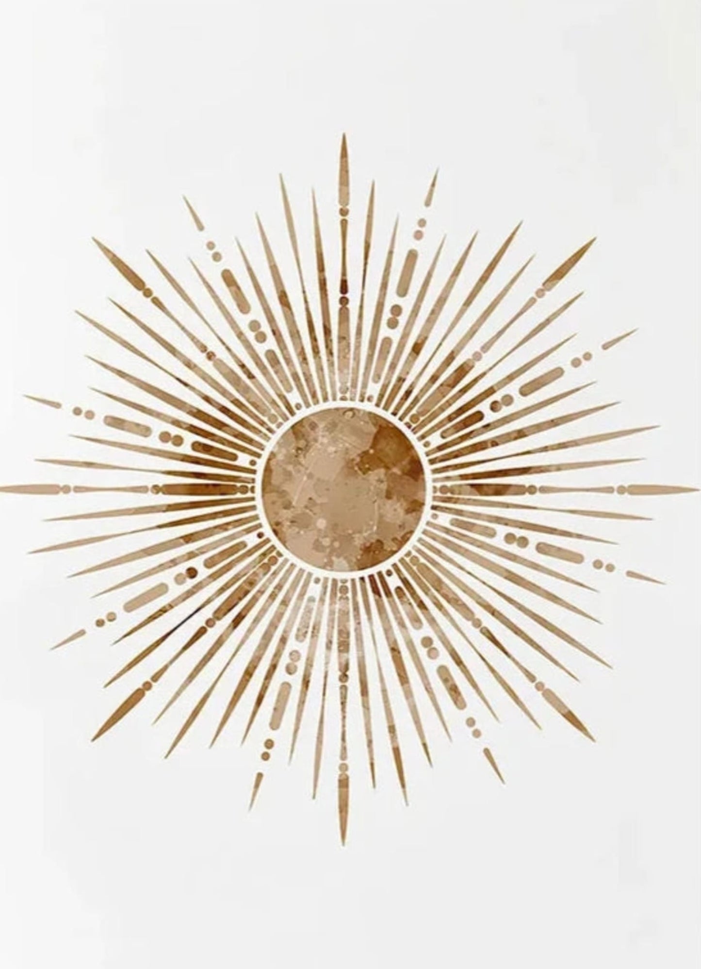 Modern Mandela | Colorful Abstract Art Poster | Decorative Wall Hanging | Contemporary Home Decor