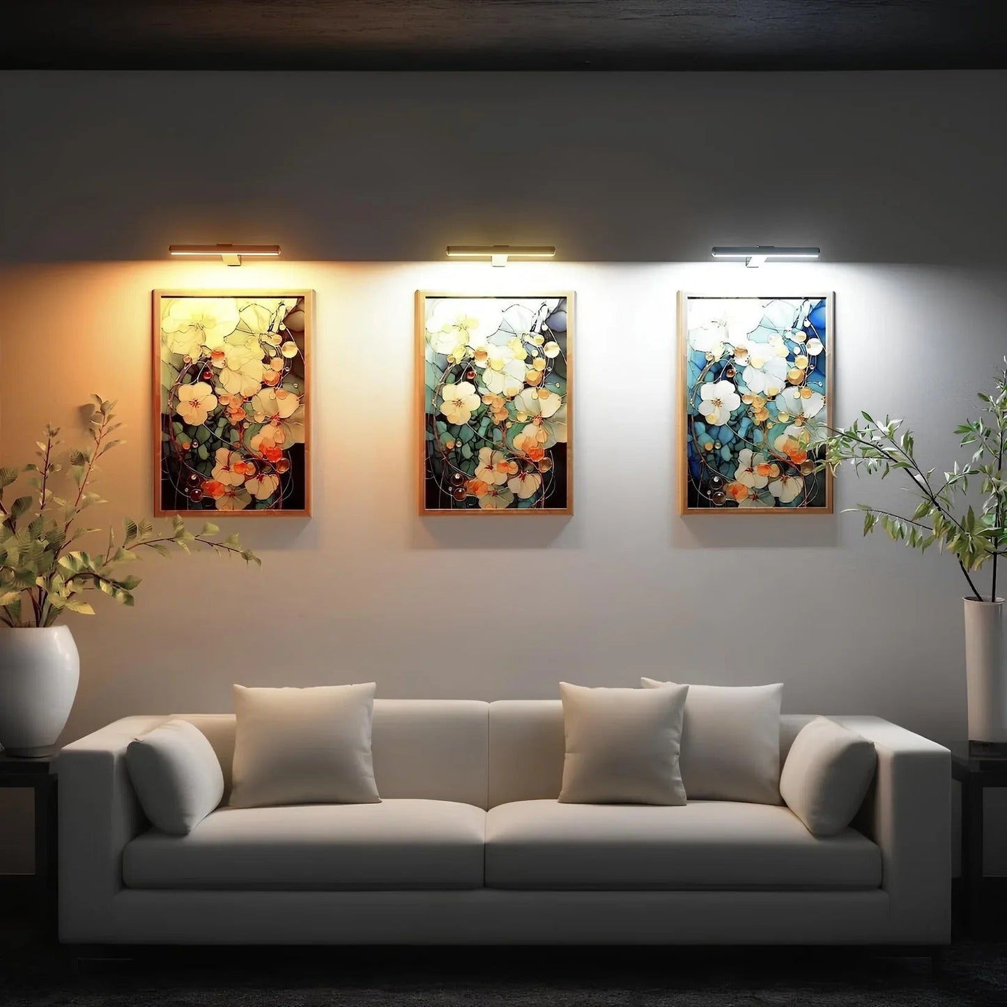 LED Wall Light | GLOW | Rechargeable with USB-C | Modern Nordic Design