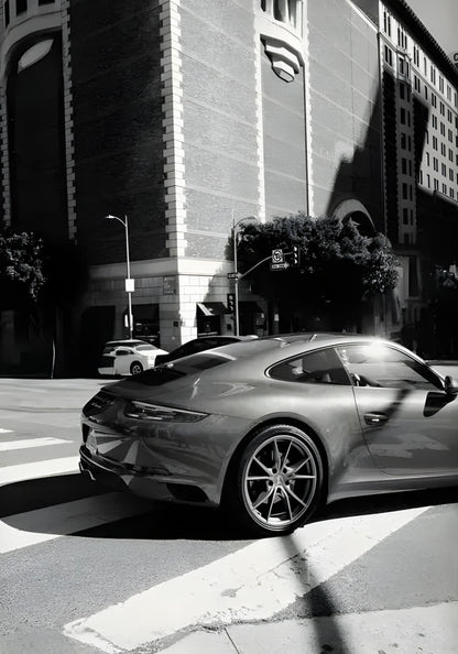 California | Porsche 992 | Silhouettes & Skylines
