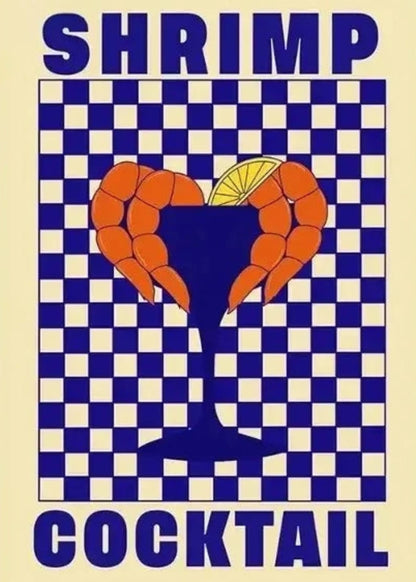 Shrimp Cocktail | Nautical Illustration