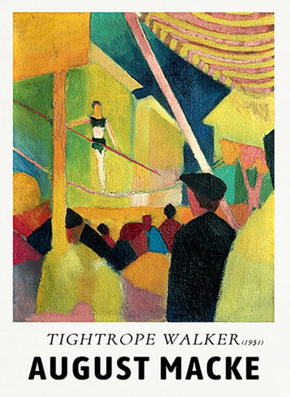 August Macke | Tightrope Walker | Vintage Style Art