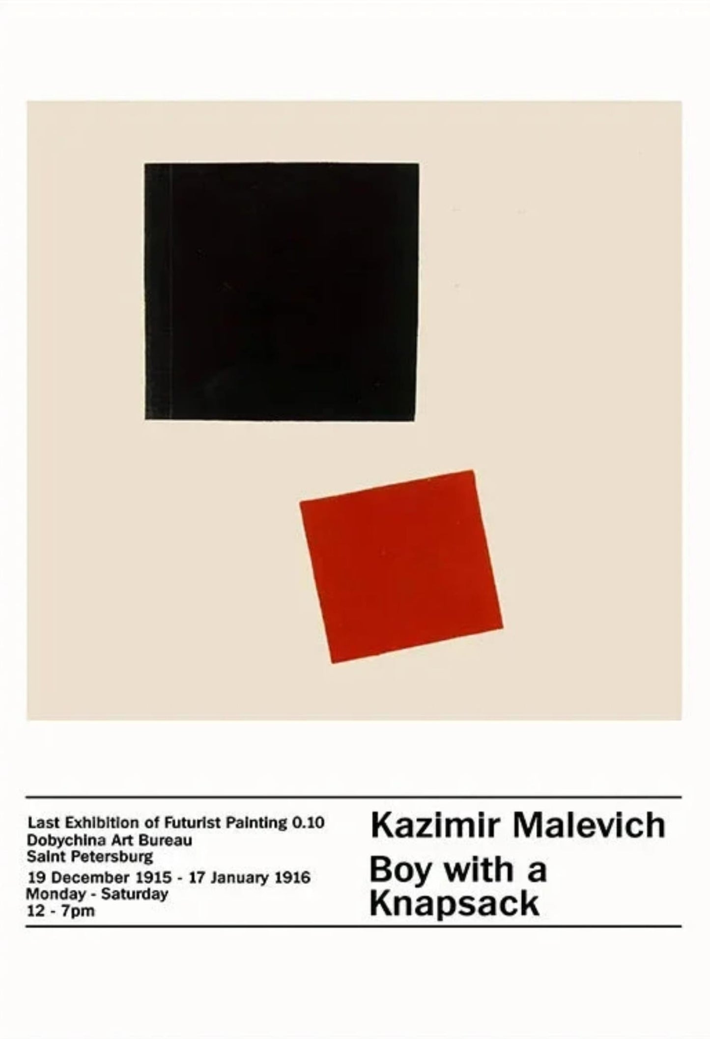 Kazimir Malevich | Boy With a Knapsack