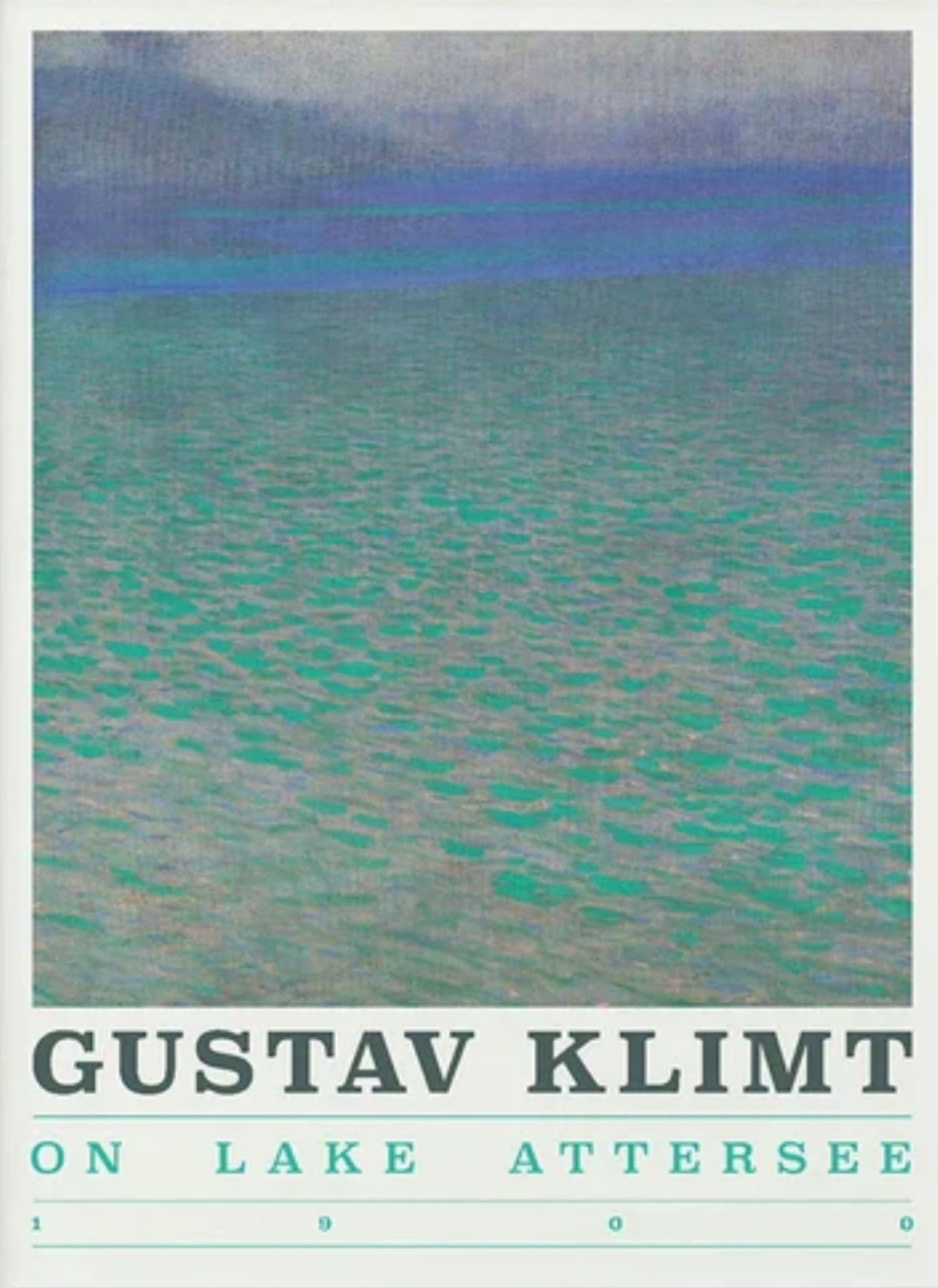Lake Attersee by Gustav Klimt | Tranquil Landscape