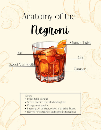 Negroni Cocktail Recipe | Mixology Art