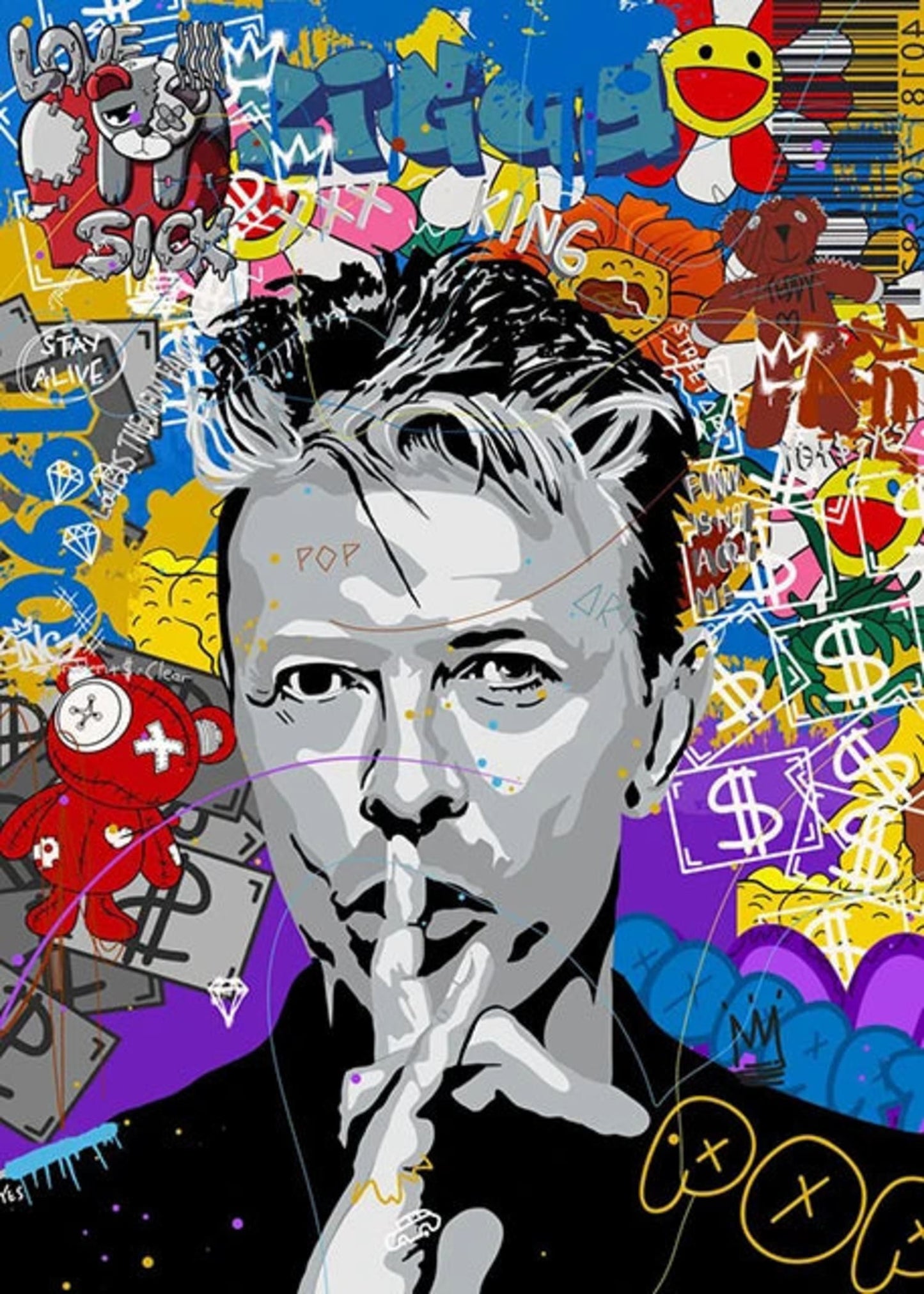 Scarface Mona Lisa | Graffiti Pop Art
