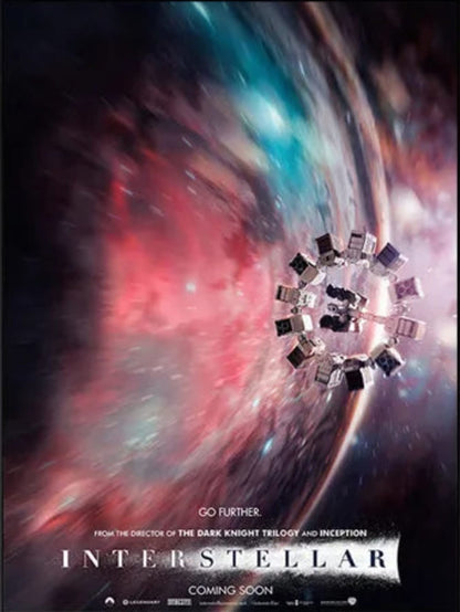 Nordic Style | Interstellar Movie | Space Sci-Fi Canvas