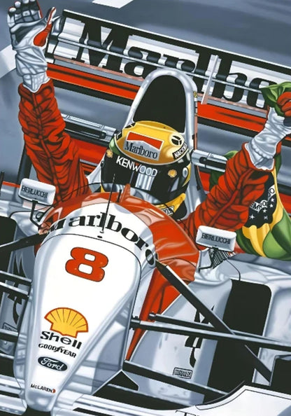 Ayrton Senna F1 Racing Driver