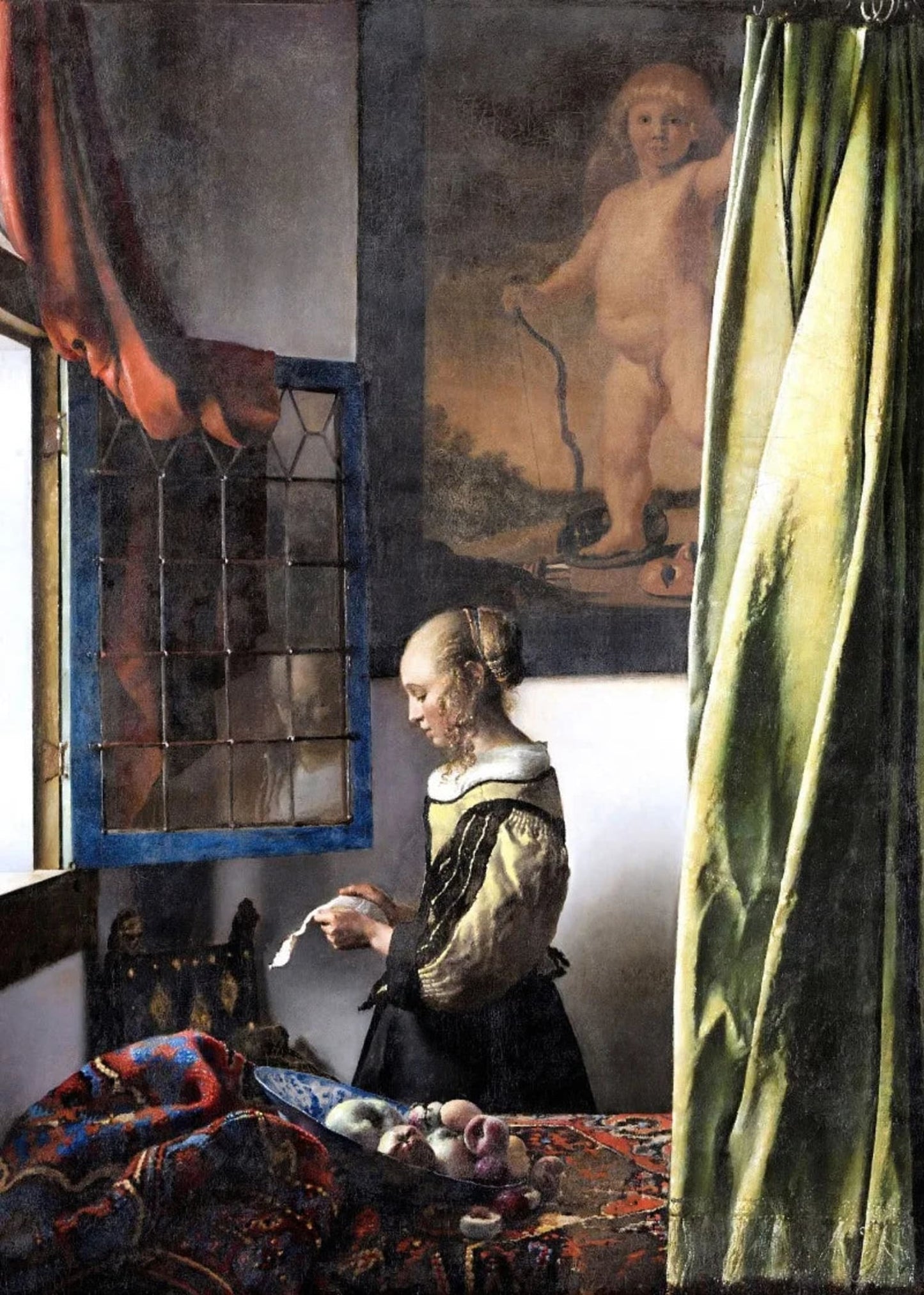 Girl Reading a Letter | Johannes Vermeer | Classic Art