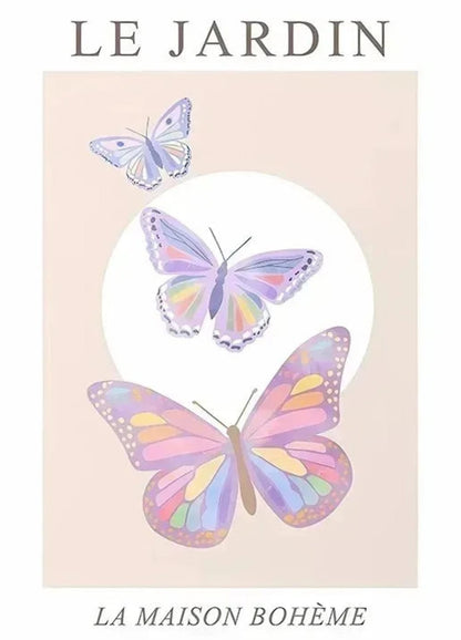 Butterfly Garden | Floral Nature-Inspired Art