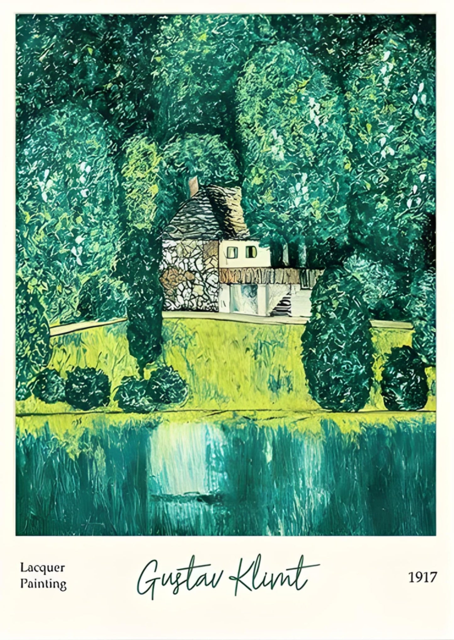 Klimt Garden Trees | Decorative Artwork
