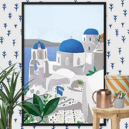 Poster - Santorini
