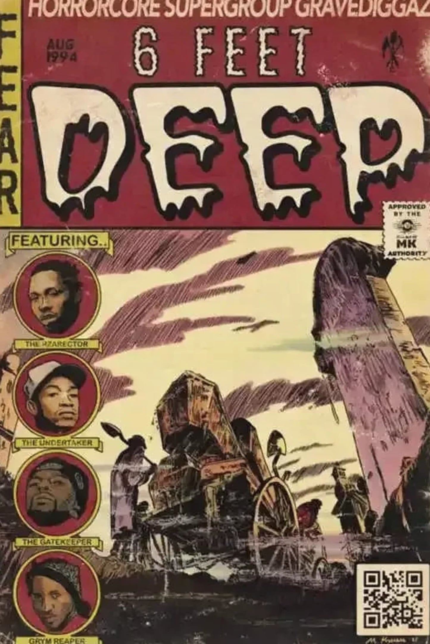 Gravediggaz - 6 Feet Deep Comic Style