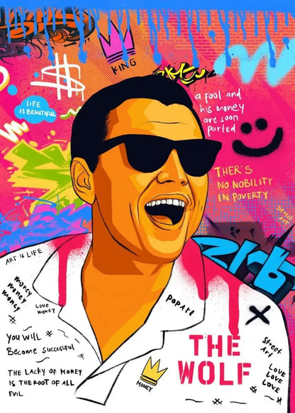 Wolf of Wall Street | Leonardo DiCaprio Canvas