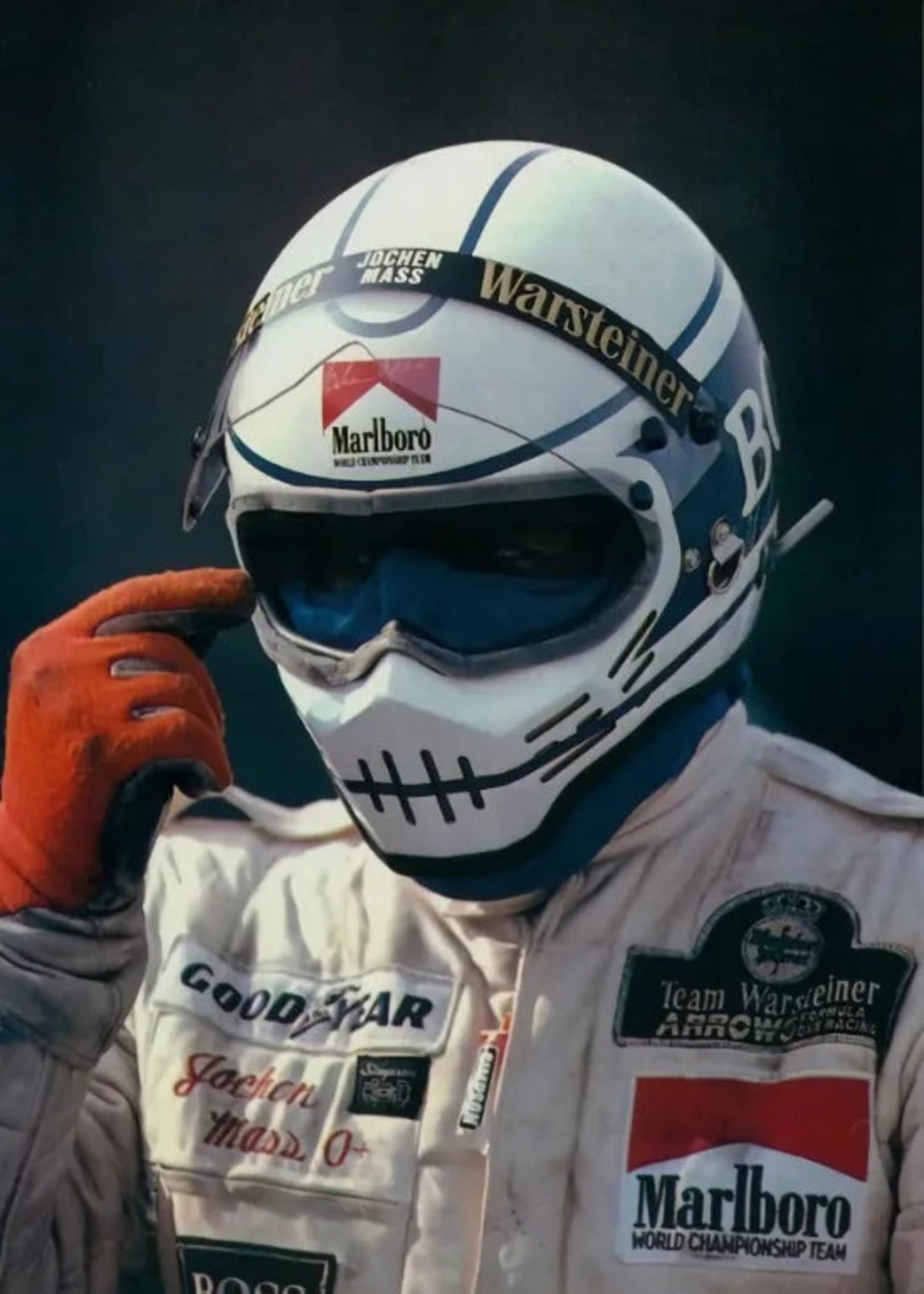 Racing Poster | Old School Marlboro | Trendy Red Aesthetic | Marlboro driver