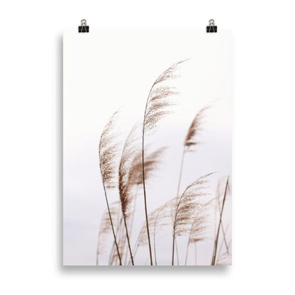 Windy Riets Scenic Landscape Poster | Nature Art Print | Home & Garden Decor | Wall Artwork