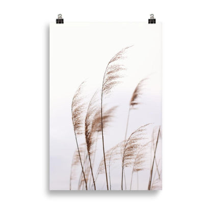Windy Riets Scenic Landscape Poster | Nature Art Print | Home & Garden Decor | Wall Artwork