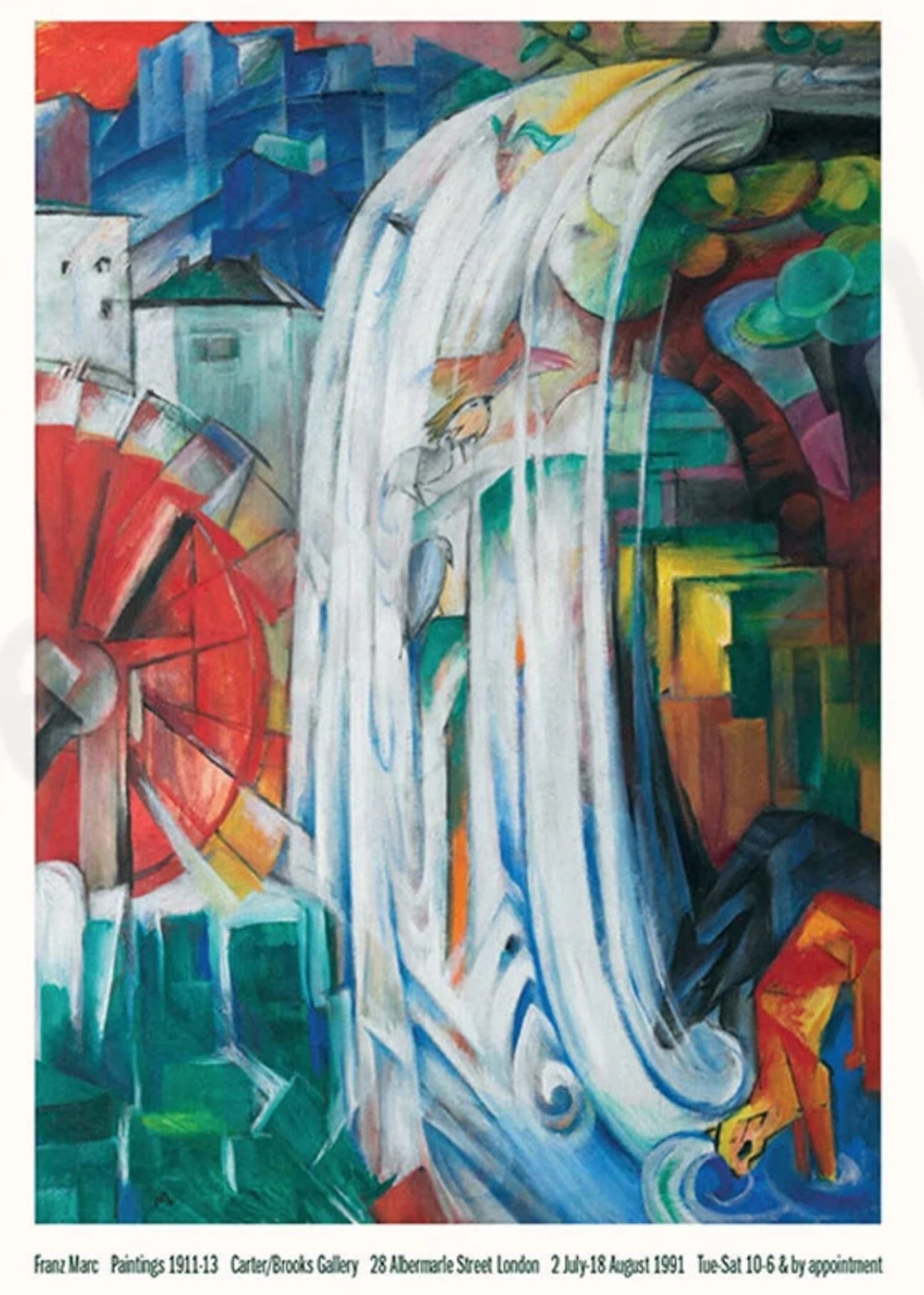 The Bewitched Mill | Franz Marc | 1913 Expressionist