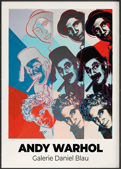 Andy Warhol Poster | Galerie Daniel Blau | Iconic Art Print | Wall Decor | Contemporary Art | Home & Garden Decor