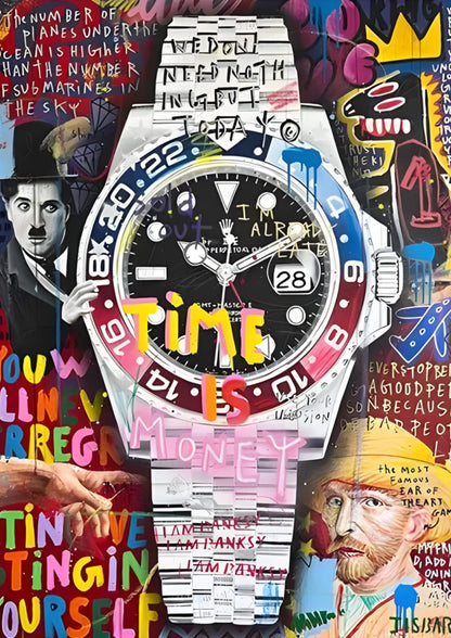 Rolex Pepsi | Modern Graffiti Art | Bold & Vibrant