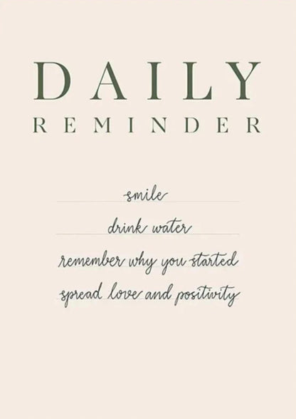 Smile & Drink Water | Positive Vibes | Motivational