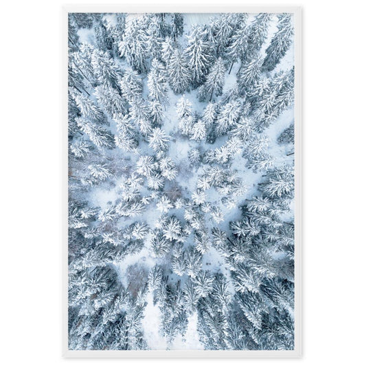 Winter Forest Scene | Nature Landscape Art | Seasonal Poster | Wall Decor | Enchanting Wilderness