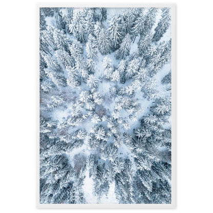 Winter Forest Scene | Nature Landscape Art | Seasonal Poster | Wall Decor | Enchanting Wilderness