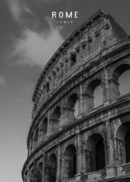 Colosseum | Monochrome Majesty | Rome