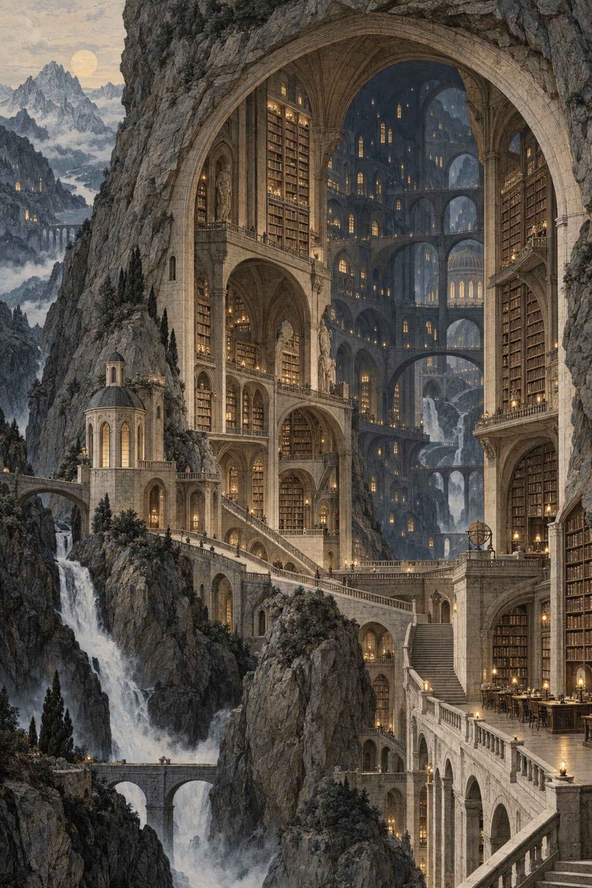 THE MOUNTAIN LIBRARY