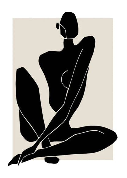 Shadowed Elegance | Minimalist Design Poster | Art Print for Modern Home Decor | High-Quality Wall Art