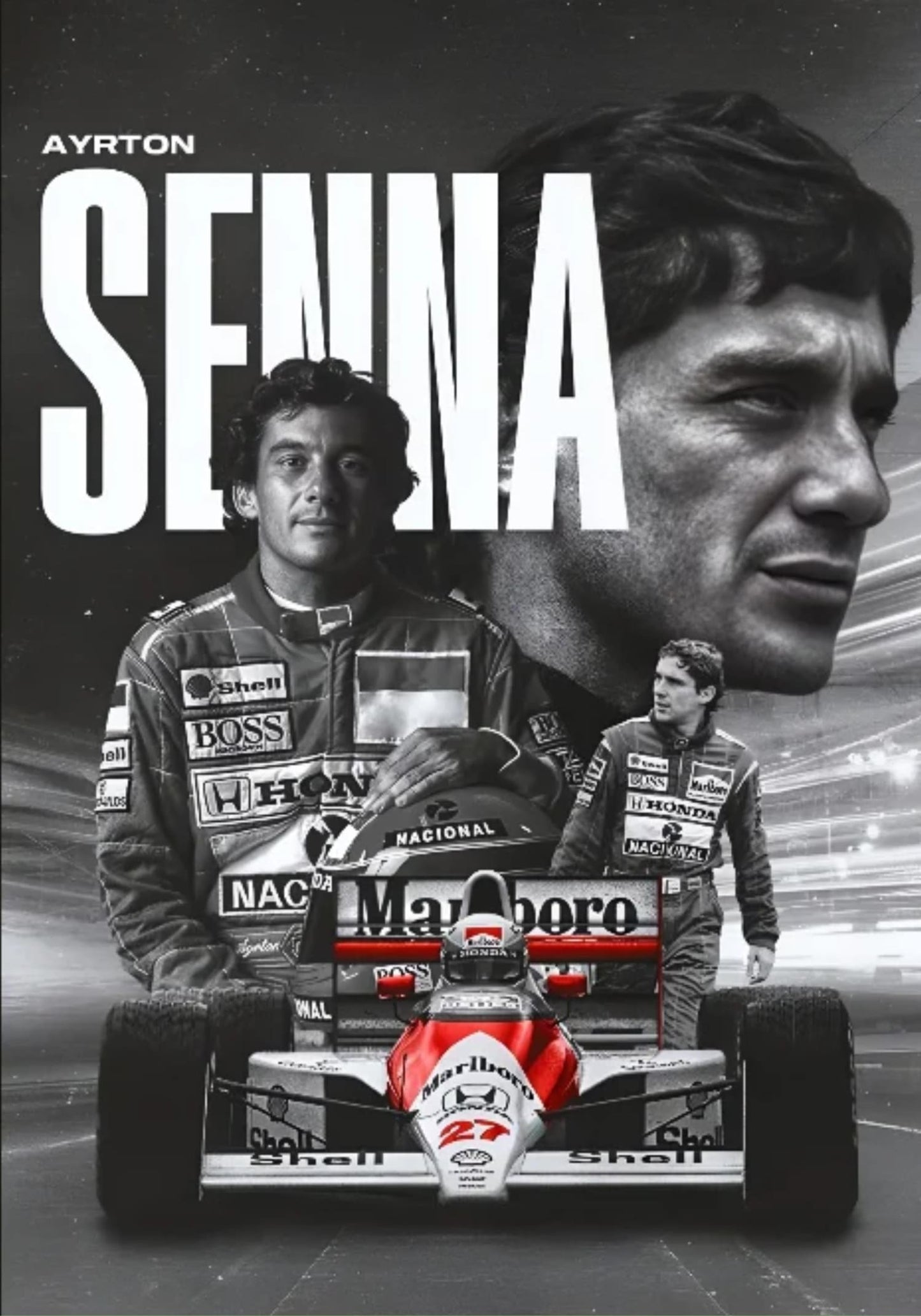 Ayrton Senna | F1 Racing Decor