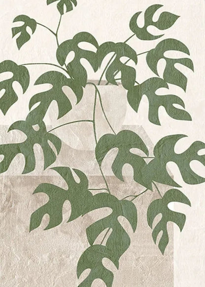 Urban Greenery Design | Earth Elements | Poster | Wall Art for Home & Garden Decor