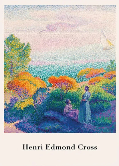 TWO WOMEN BY THE SHORE